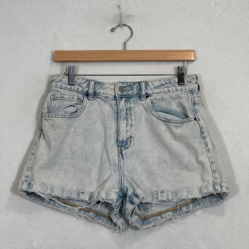 PacSun Light Wash Mom Shorts 29x12